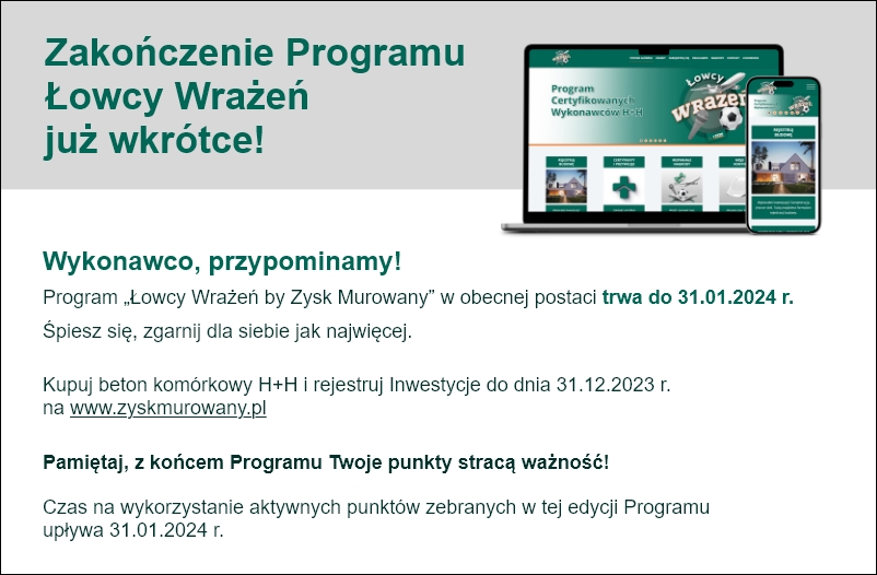 Zakończenie programu